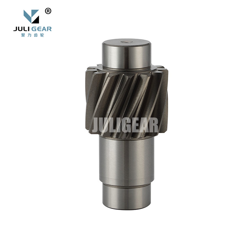 Steel Electric Forklift Helical Transmission Gear Shaft