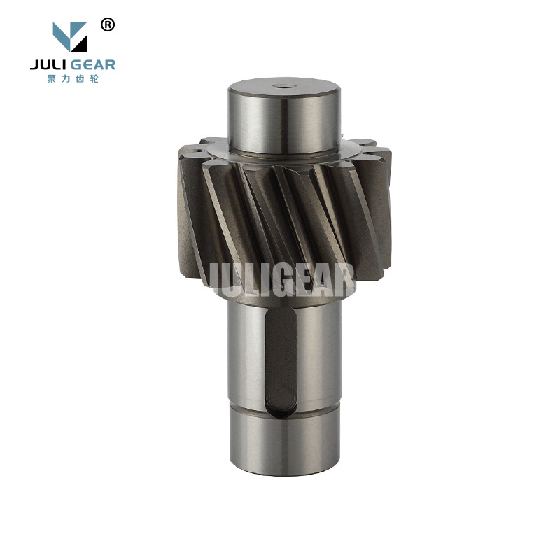 Steel Electric Forklift Wheel Drive Helical Gear Shaft